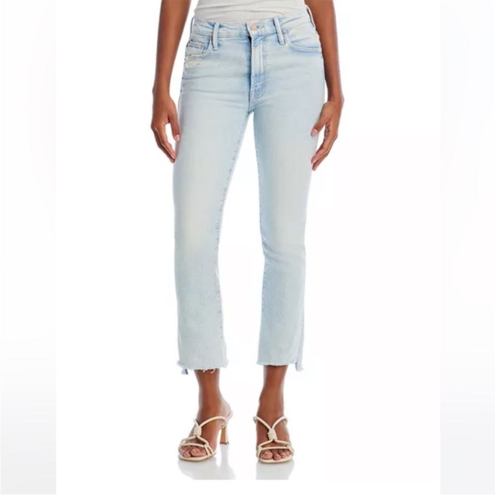 MOTHER The Insider Crop Step Fray Jeans